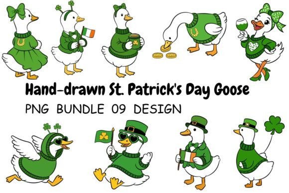 Download St Patrick's Day Goose PNG Bundle - St patrick's day Collection
